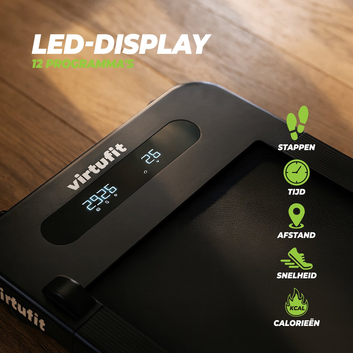 VirtuFit WP100 Walking Pad loopband β zo goed als nieuw