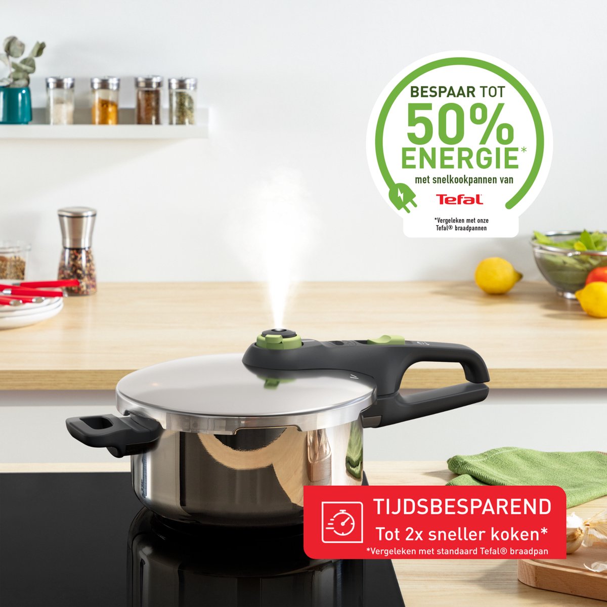 Tefal Secure 5 Trendy Snelkookpan 4L β zo goed als nieuw
