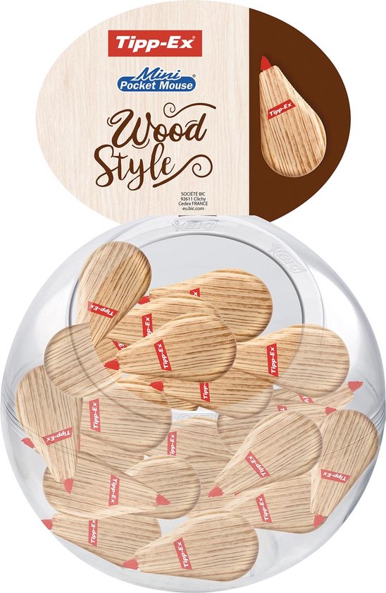 Tipp-Ex Mini Pocket Mouse Wood Style — gebruikt