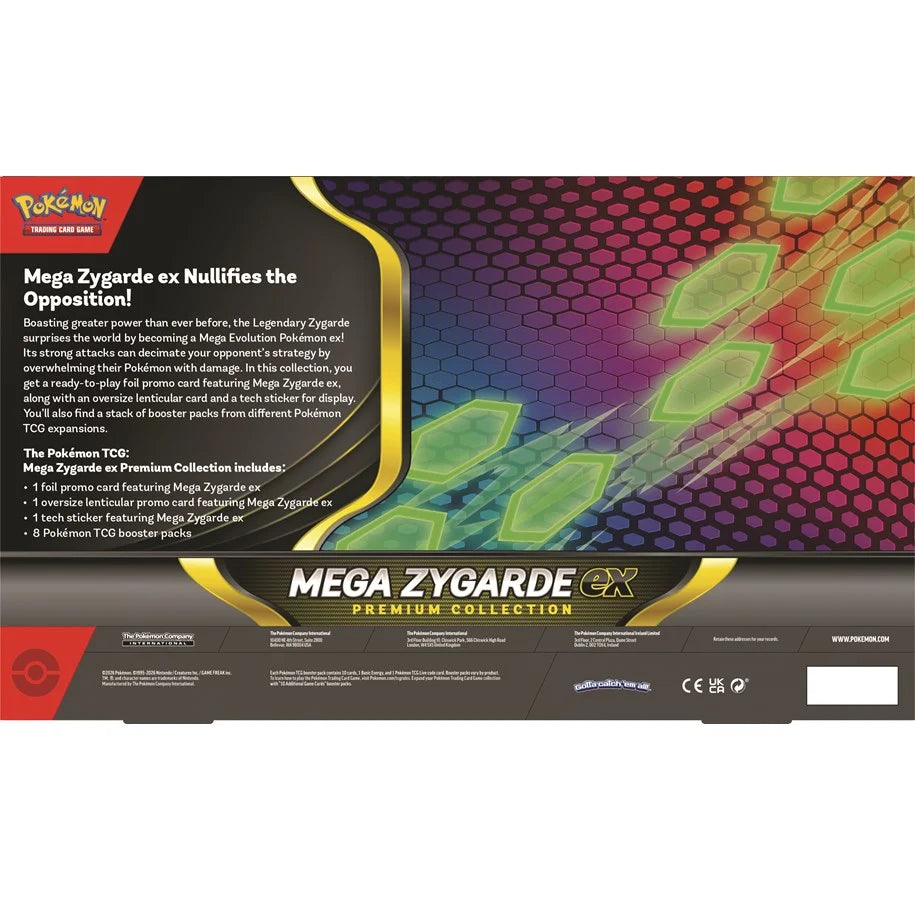 Pokémon Mega Zygarde Premium ex Box — nieuw