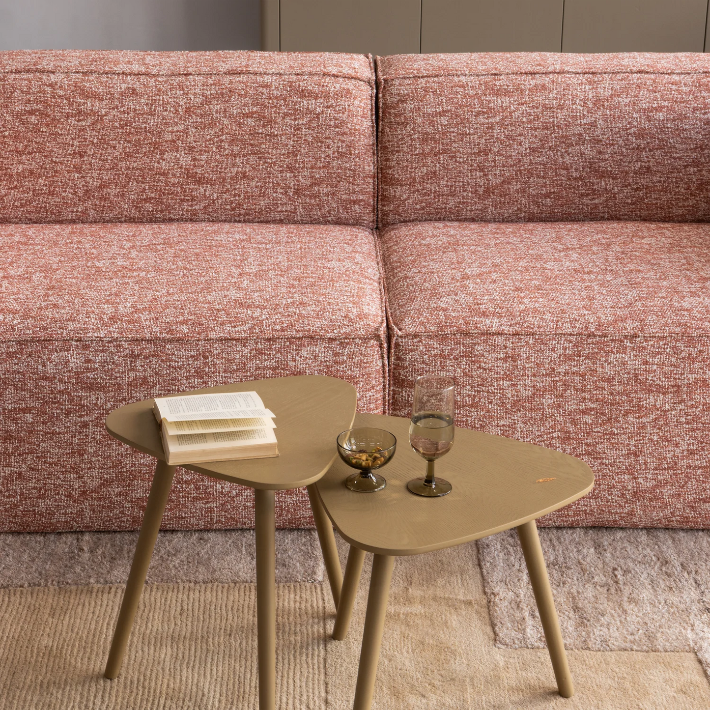 WOOOD Nila Bijzettafels Set van 2 — nieuw