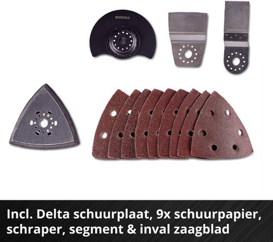 Einhell Accu Multitool TC-MG18 Li Solo — zo goed als nieuw