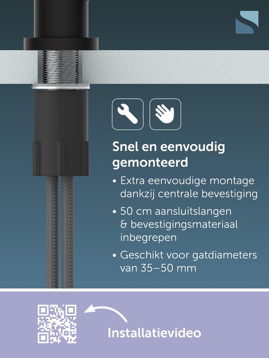 SCHÜTTE CORNWALL Design Keukenkraan — nieuw