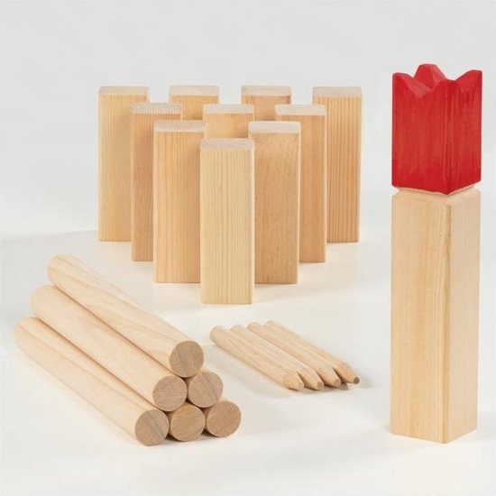 GOKI KUBB - Vikingschaakspel — zo goed als nieuw