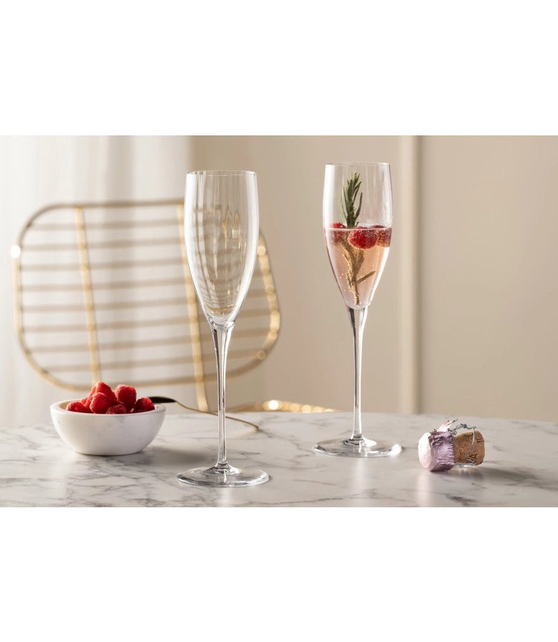 Leonardo Poesia champagneglas rosé set/6 — nieuw