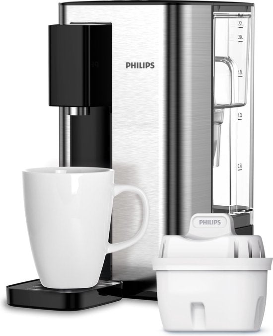 Elektronische waterdispenser, zilver/zwart — Zeer goed