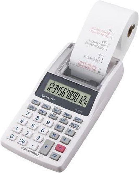 Sharp EL1611V Rekenmachine Grijs 12-Digit — Zeer goed