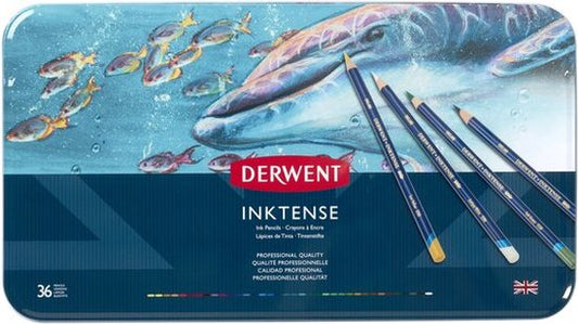 Derwent Inktense Potloden in blik 36 stuks — Zeer goed