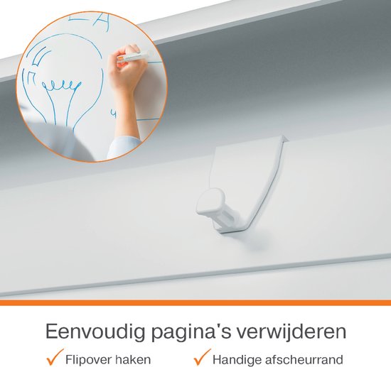 Nobo Flipover met Driepootstatief - Magn — zo goed als nieuw