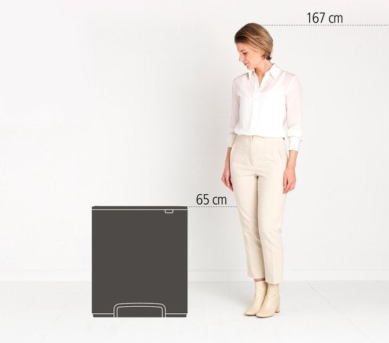 Brabantia Bo Prullenbak - 2 x 30 liter β nieuw