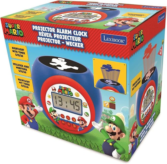 Super Mario Projector Wekker met Timer β gebruikt
