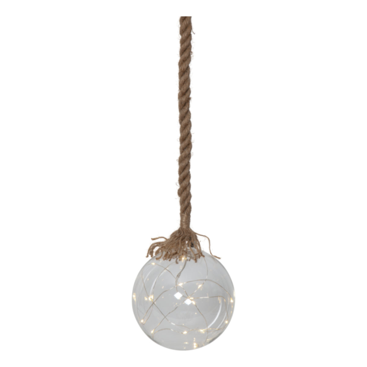 STAR Trading Jutta Kerstbal Kerstverlichting LED Ø15 cm Glas/Helder — Zeer goed