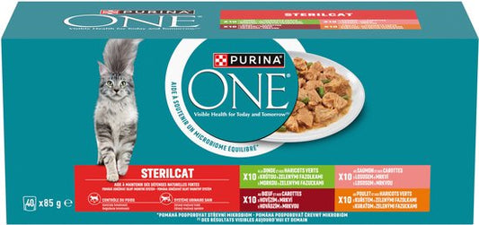 PURINA® ONE® Sterilcat Natvoer Zalm, Kal — zo goed als nieuw