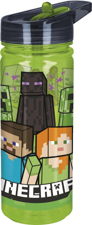 Minecraft Tritan Drinkfles 580 ml — zo goed als nieuw
