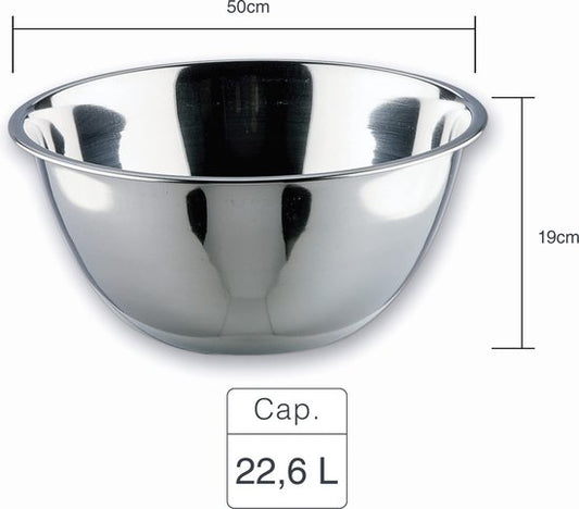 Lacor 14049 GARINOX Conische Kom RVS 50cm 22,6L — Zeer goed
