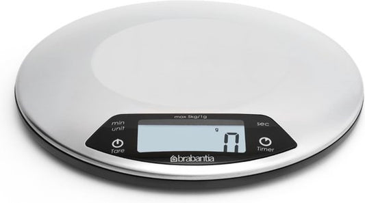 Brabantia Profile Keukenweegschaal Digitaal met Kookwekker RVS — Zeer goed
