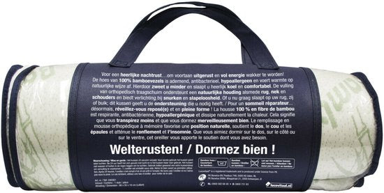 Lucovitaal Kingsize Bamboe Kussen 66x50x18cm met EXTRA korting
