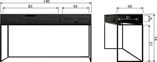 WOOOD Silas Sidetable - Essen — nieuw