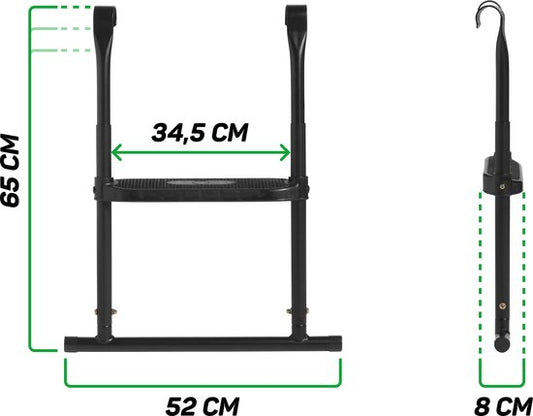 Salta Verstelbare Trampoline Ladder S — zo goed als nieuw