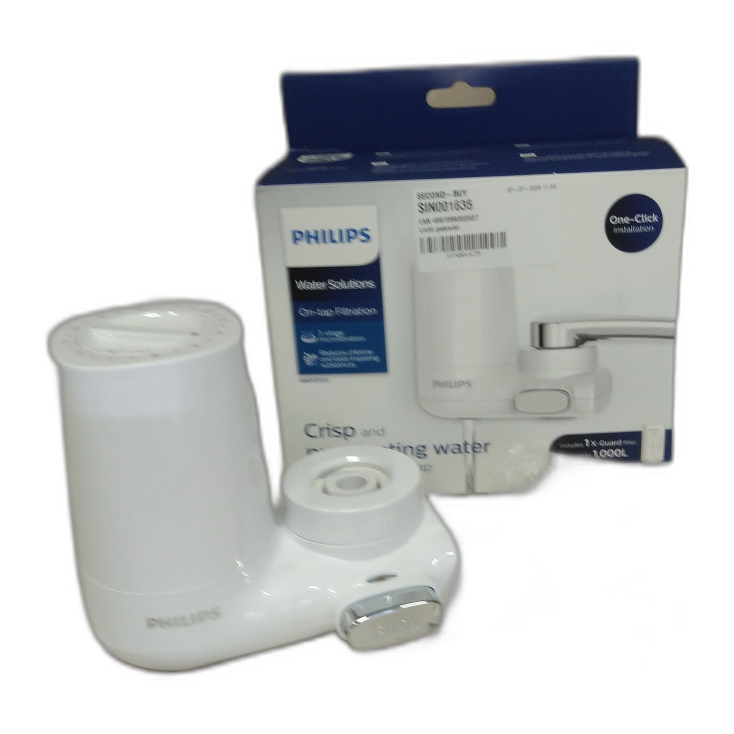 Philips AWP3703 Kraanwaterfilter — zo goed als nieuw