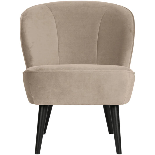 WOOOD Essentials Sara fauteuil velvet khaki