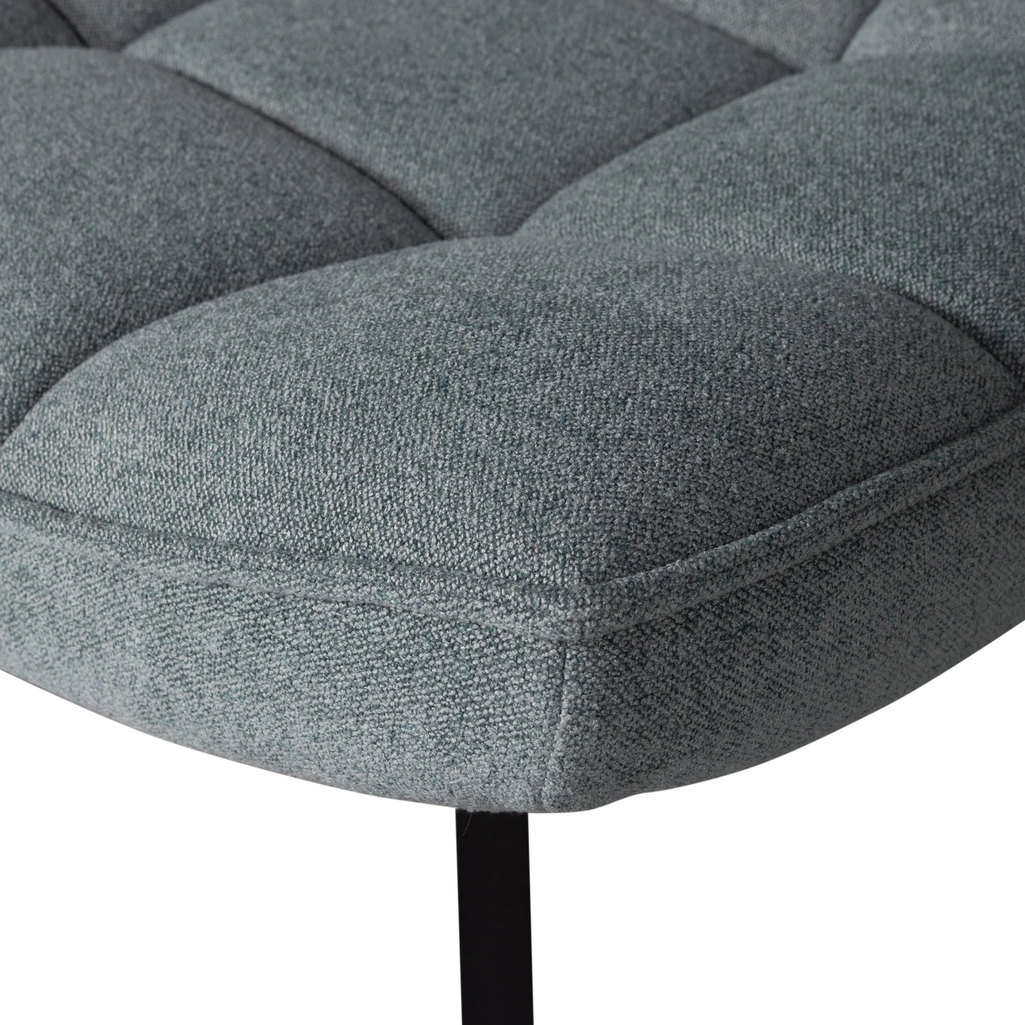 WOOOD Maudi draaifauteuil blauwe steen