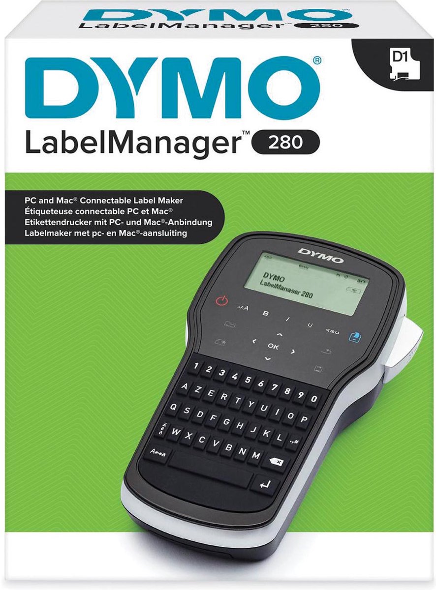DYMO LabelManager 280-labelmaker AZERTY — Zeer goed