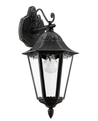 Eglo Buitenlicht Navedo hangend zwart zilver