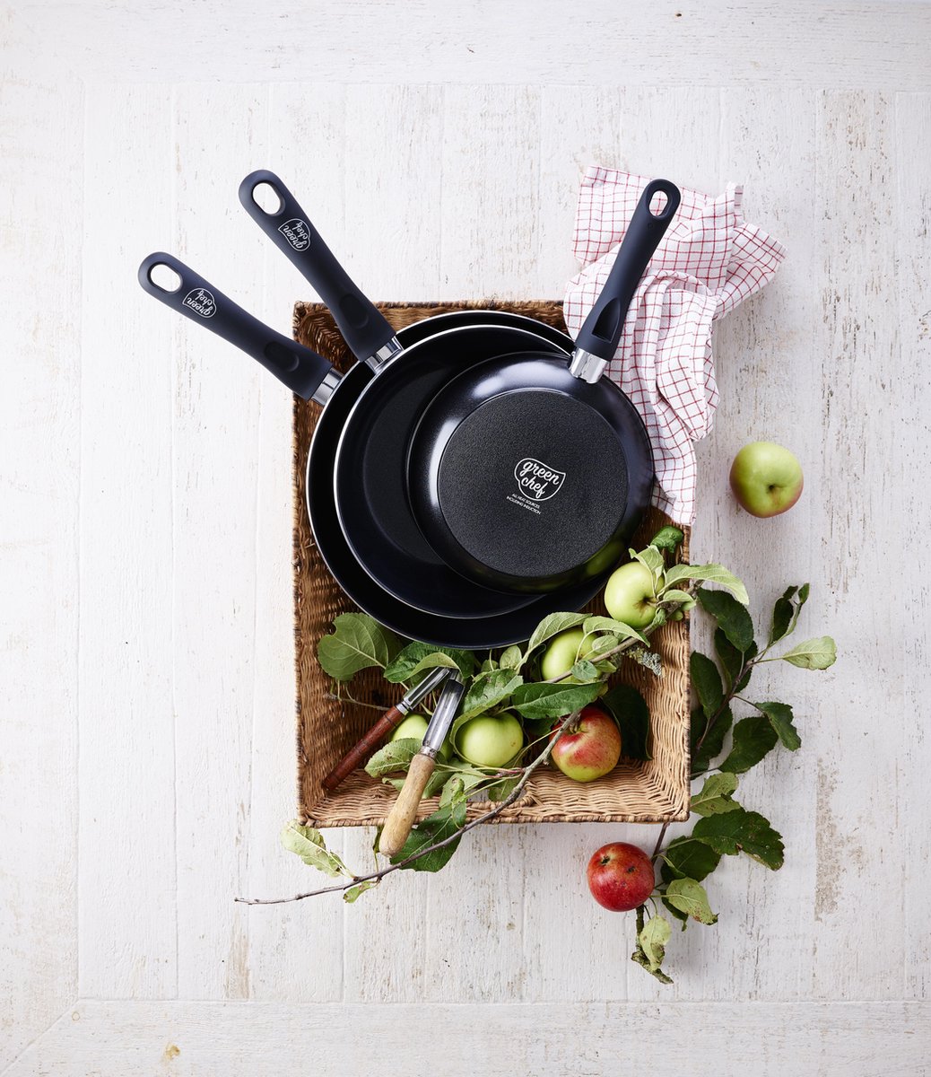 GreenChef Diamond Koekenpan 28cm β zo goed als nieuw