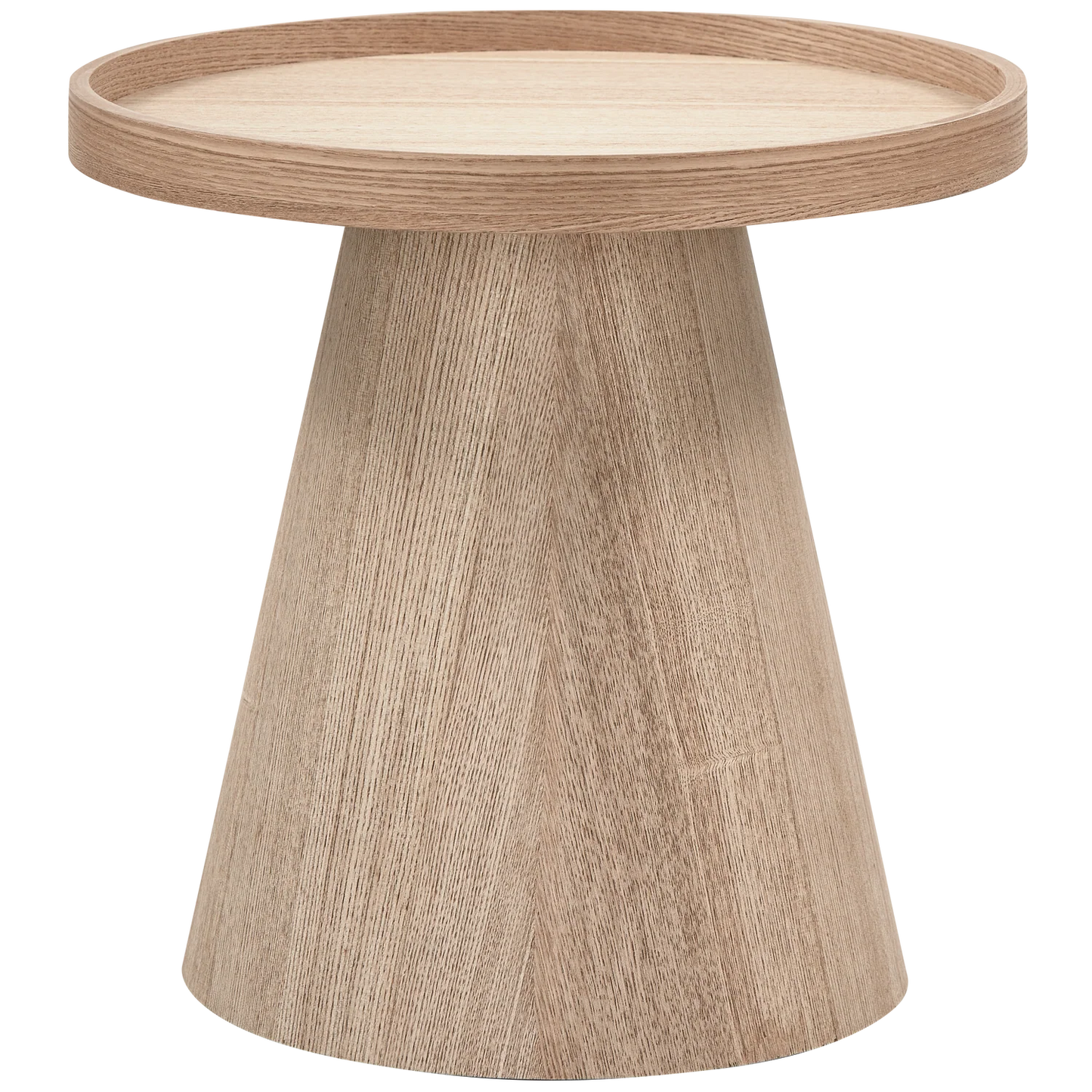 WOOOD Maud Bijzettafel - Hout - Naturel - 50x45x45