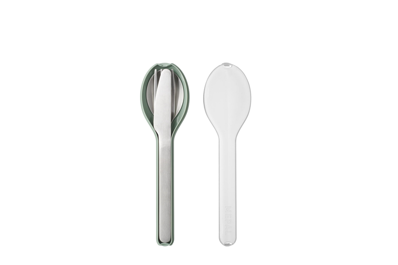 Mepal Ellipse bestekset 3-delig RVS Nordic sage — Zeer goed