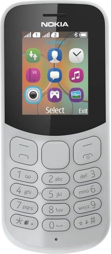 Nokia 130 Dual SIM 2017 grijs
