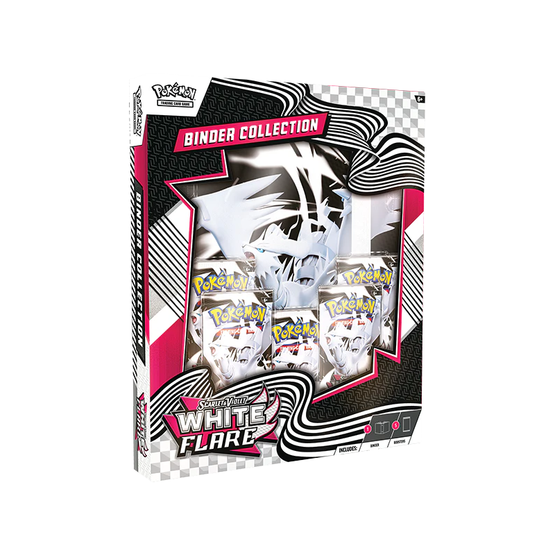 Pokémon Scarlet & Violet White Flare Binder Speelgoe — nieuw
