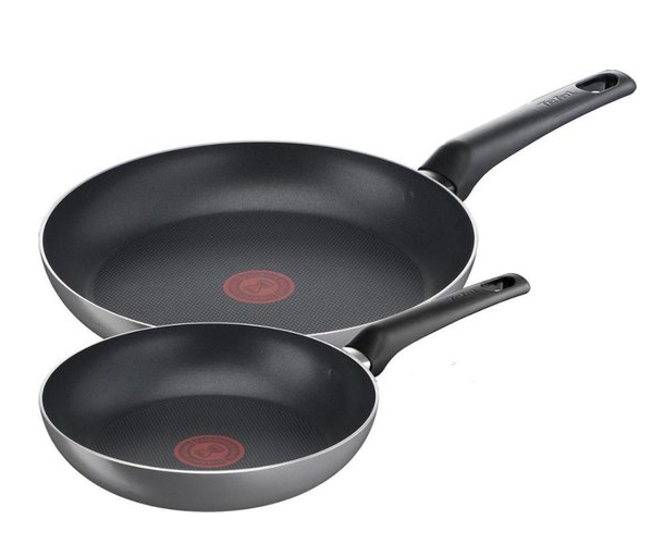 Tefal Easy Plus Pannenset - Ø 20 + Ø 28 cm - Niet geschikt voor inductie