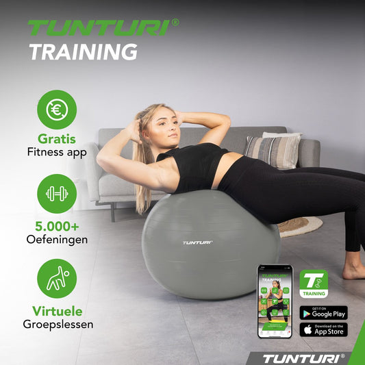 Tunturi Anti Burst Fitness bal met Pomp