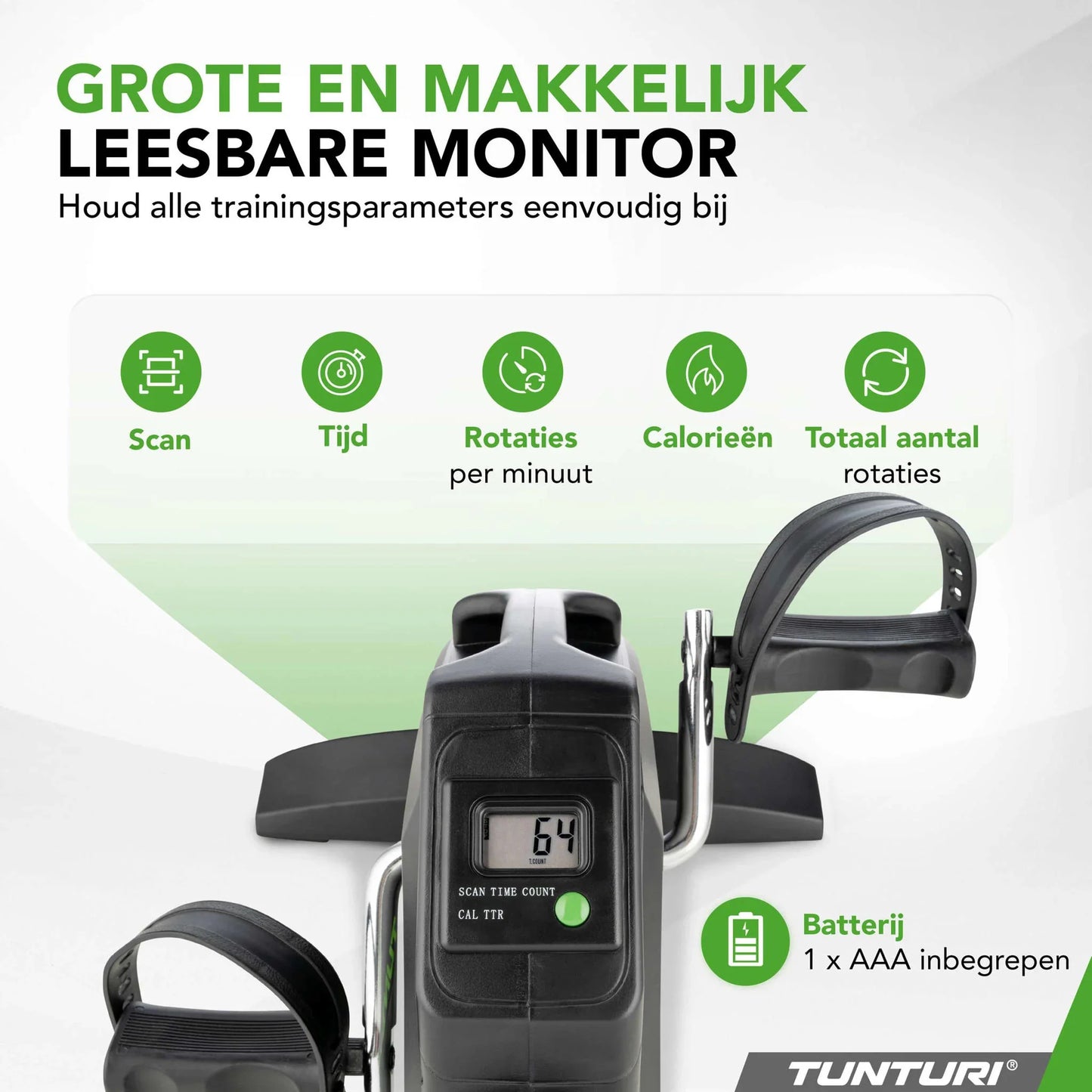 Tunturi Cardio Fit M30 Stoelfiets — zo goed als nieuw