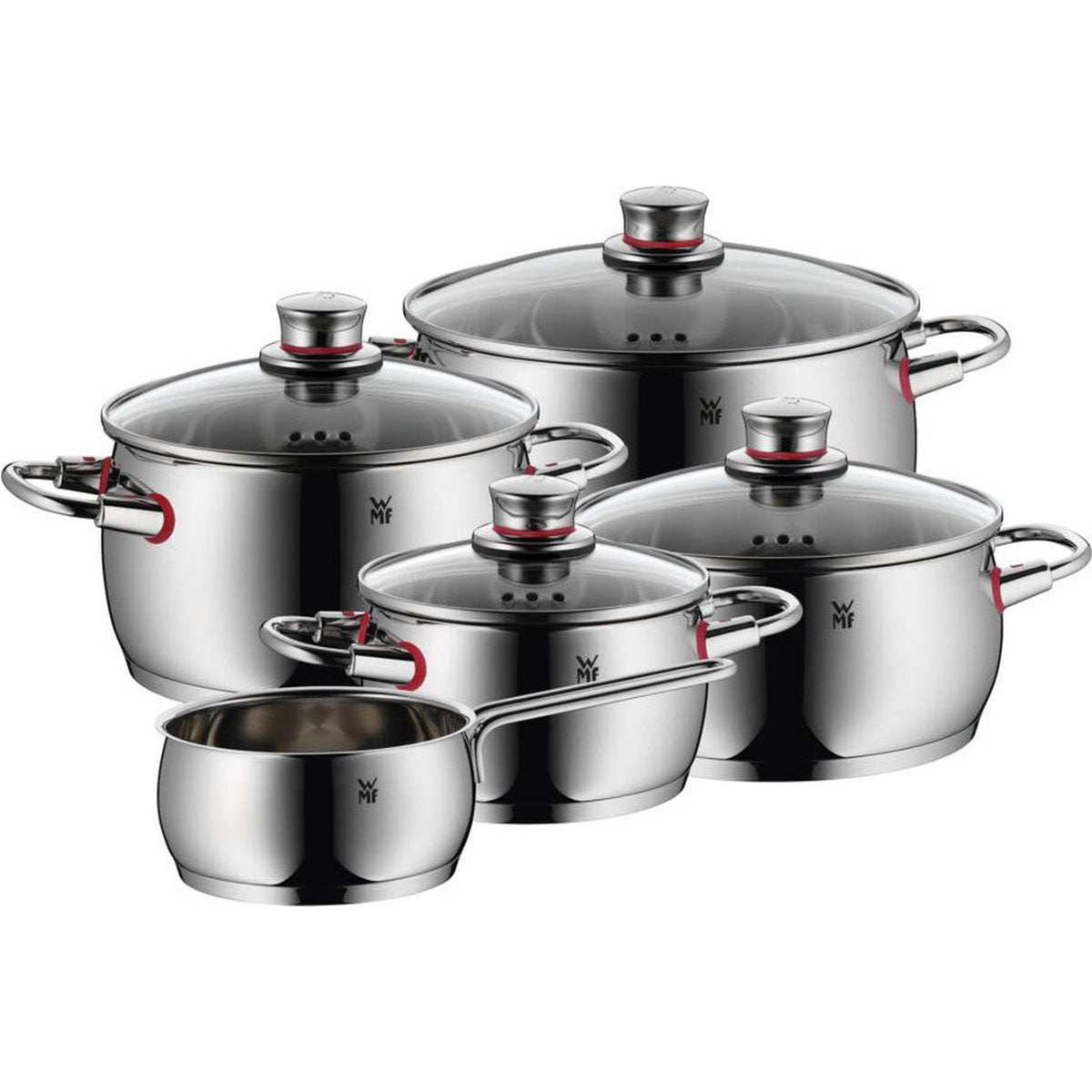 WMF Quality One Pannenset 5-delig — zo goed als nieuw