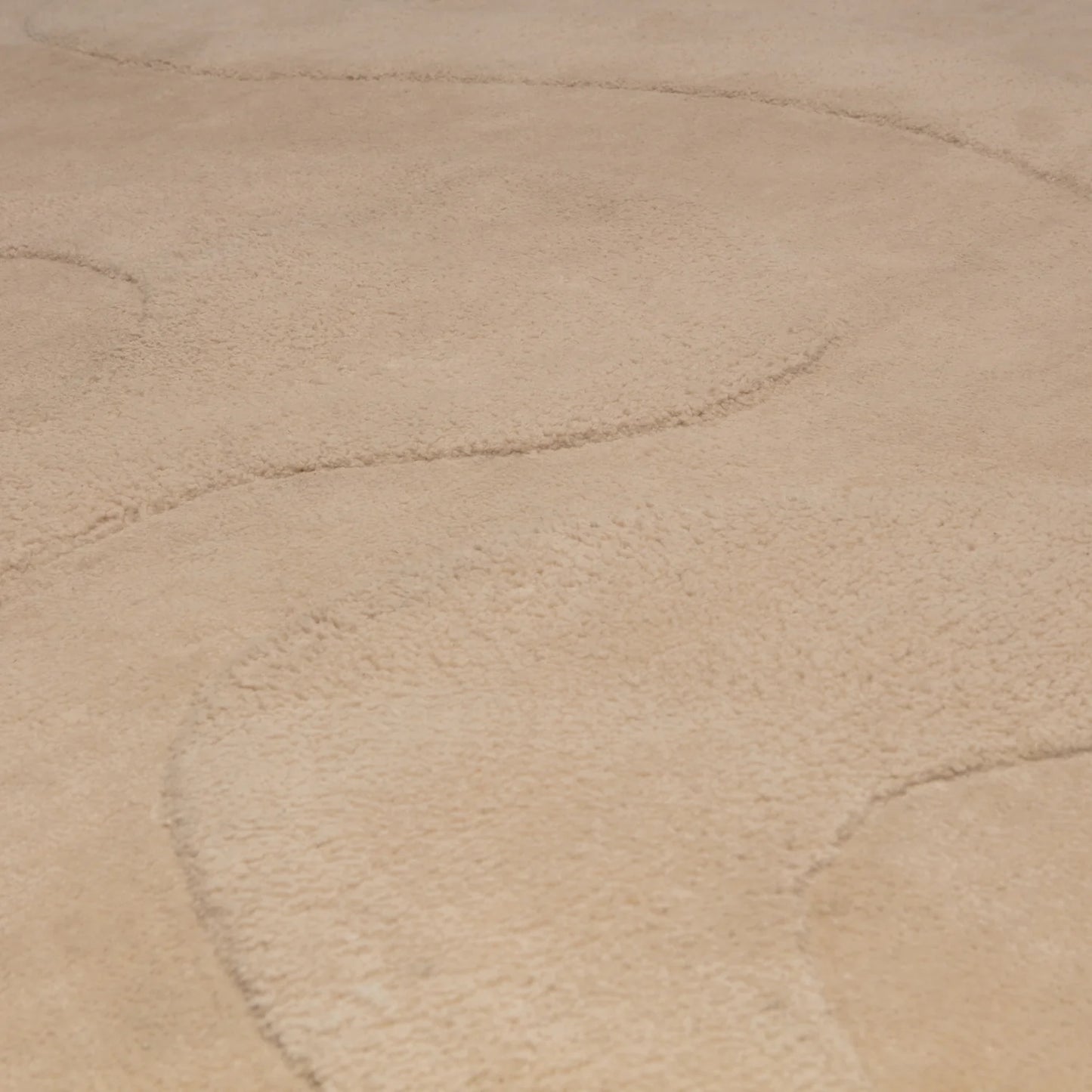 WOOOD Essentials Alya vloerkleed organisch melk 170x240 cm