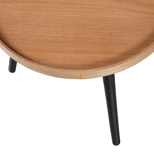 WOOOD Mesa Bijzettafel M - Hout - Naturel - 45x45 — Doosschade