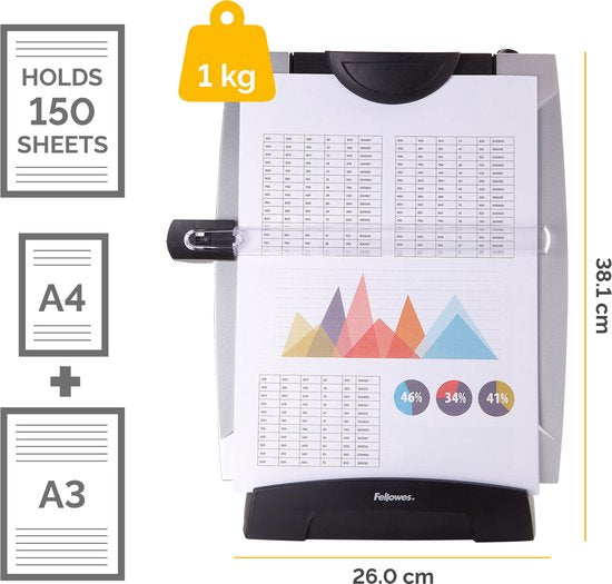 Fellowes Office Suites documenthouder — zo goed als nieuw