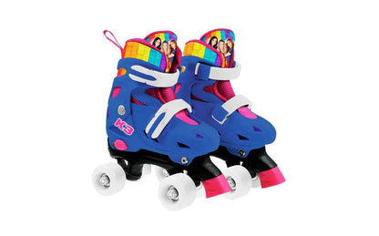 K3 rolschaatsen maat 26/29 regenboog — zo goed als nieuw