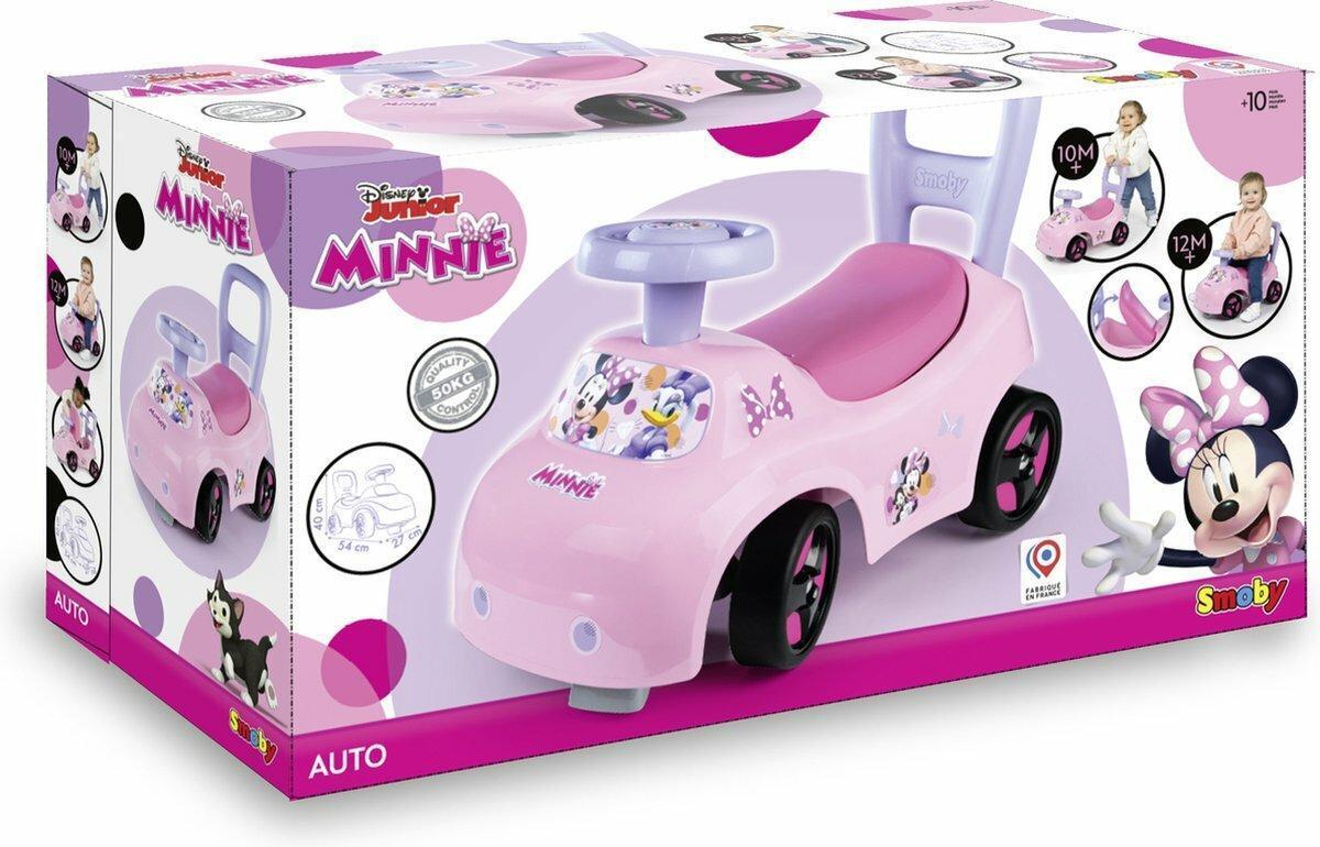 Smoby Disney Minnie Auto Ride-On — zo goed als nieuw