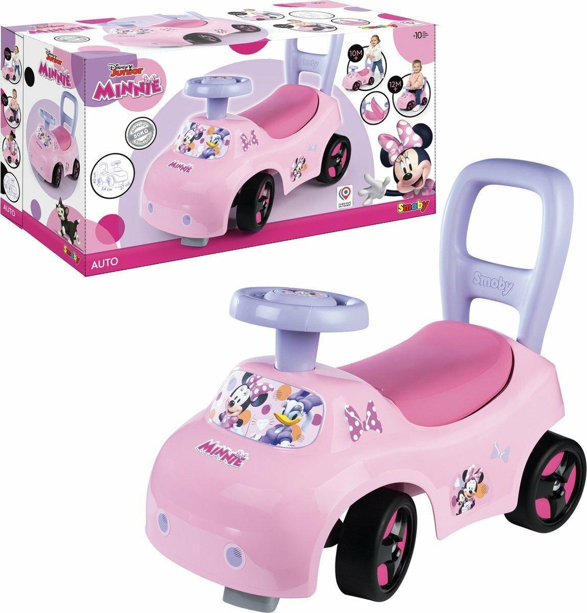 Smoby Disney Minnie Auto Ride-On — zo goed als nieuw