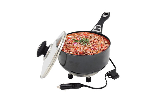 Elektrische pan auto 18cm 150W 12V — nieuw