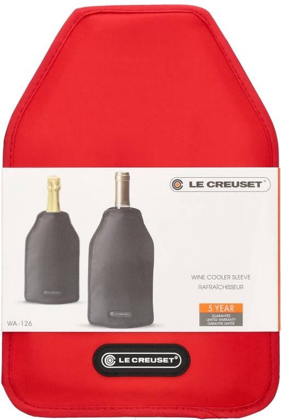 Le Creuset Wijnkoeler Kersenrood 24 cm — gebruikt