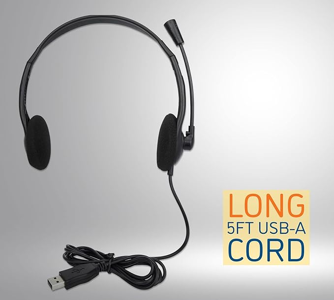 MH USB Stereo Headset On-Ear USB-A — Zeer goed