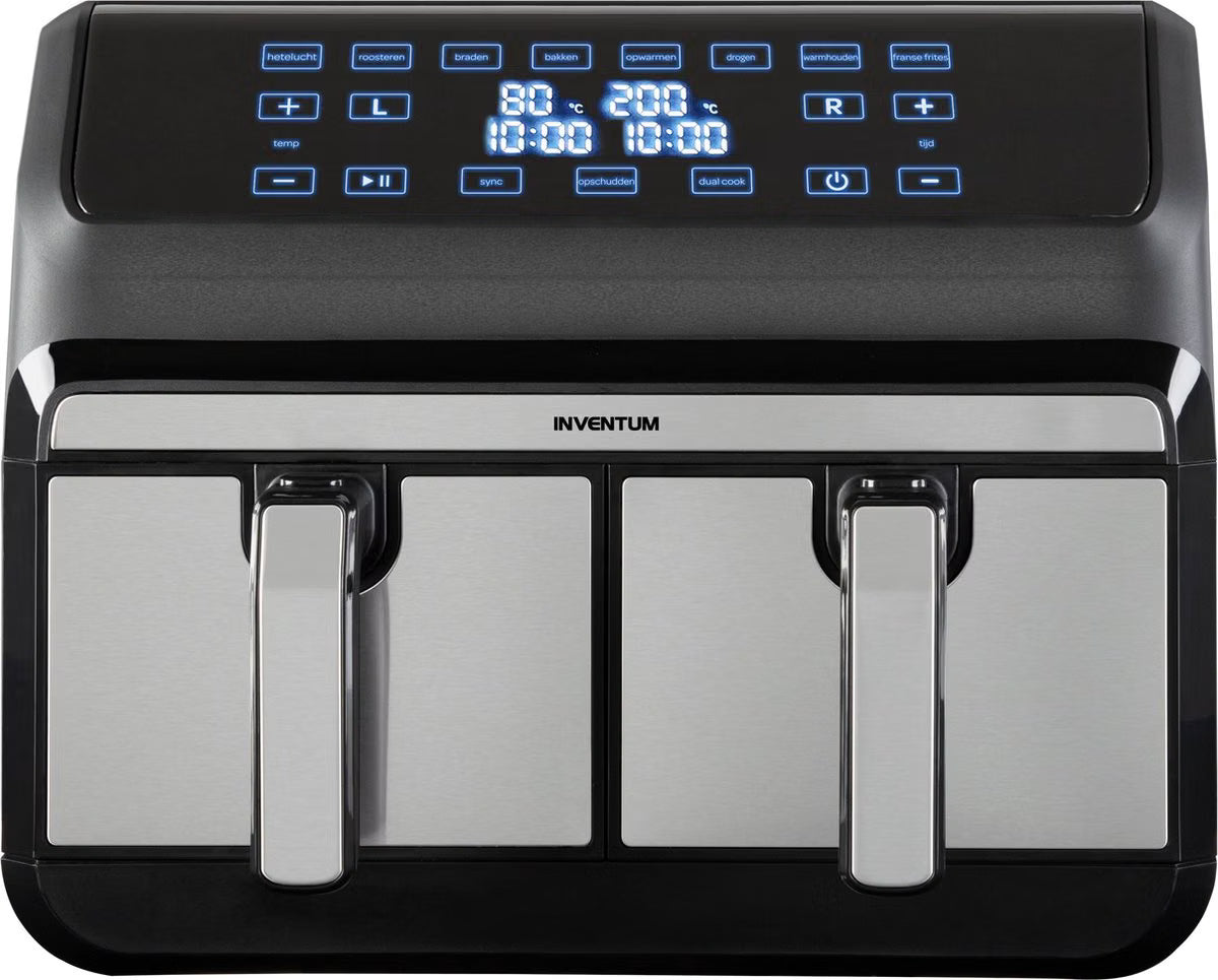 Inventum GF800HLD Dubbele airfryer — zo goed als nieuw