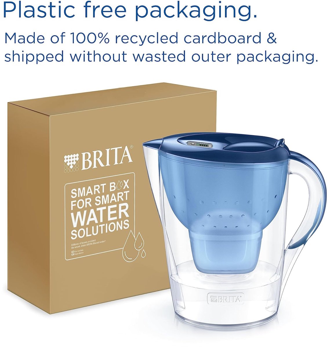 BRITA Waterfilterkan Marella XL3,5L Blauw — nieuw