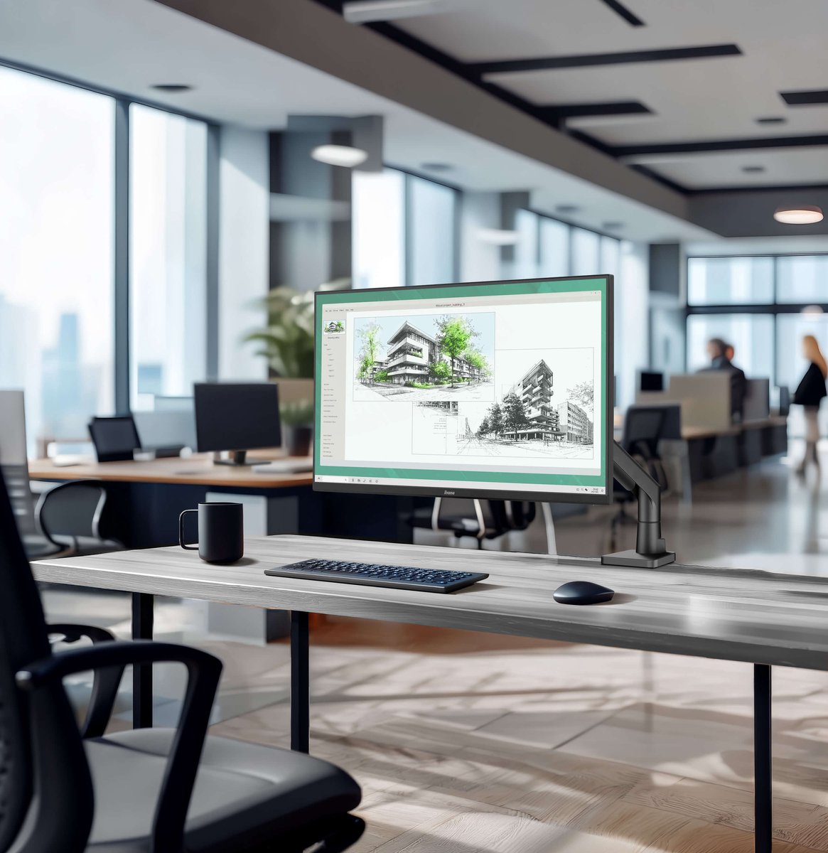 iiyama ProLite X2791QS-B1 27 inch Monito — zo goed als nieuw