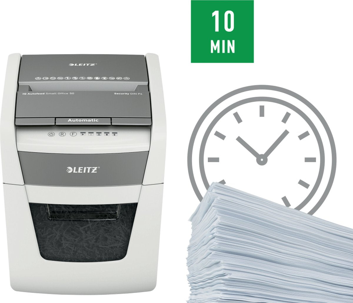 Leitz IQ Autofeed 50X Automatische papie — zo goed als nieuw